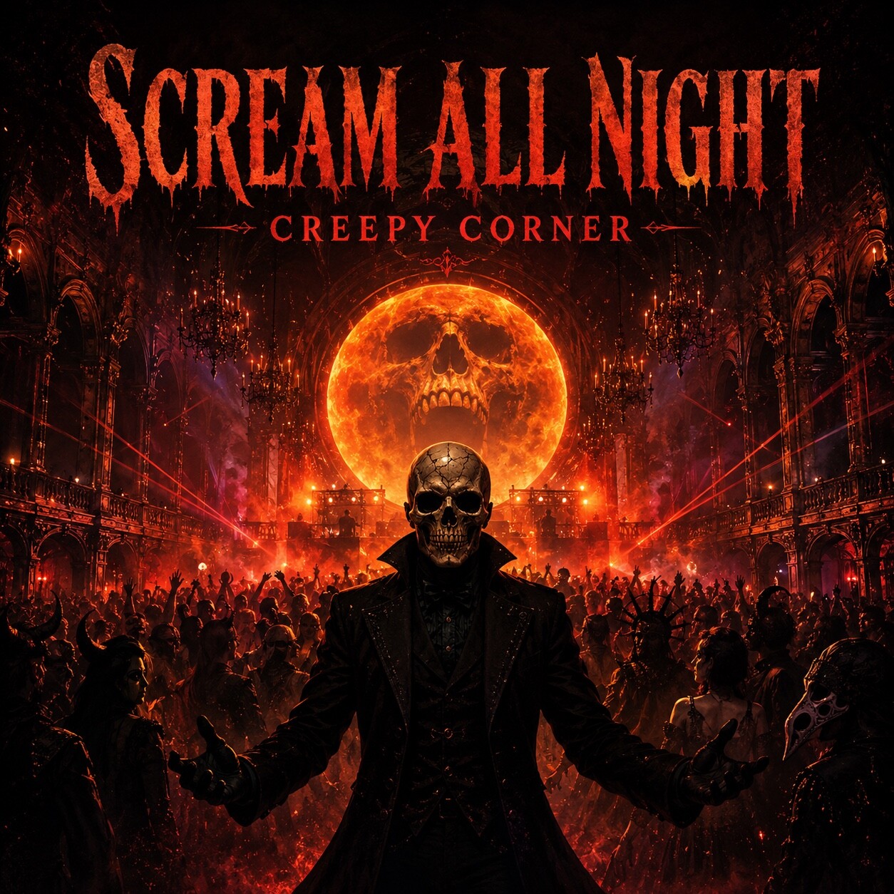 Scream All Night by Creepy Corner album cover